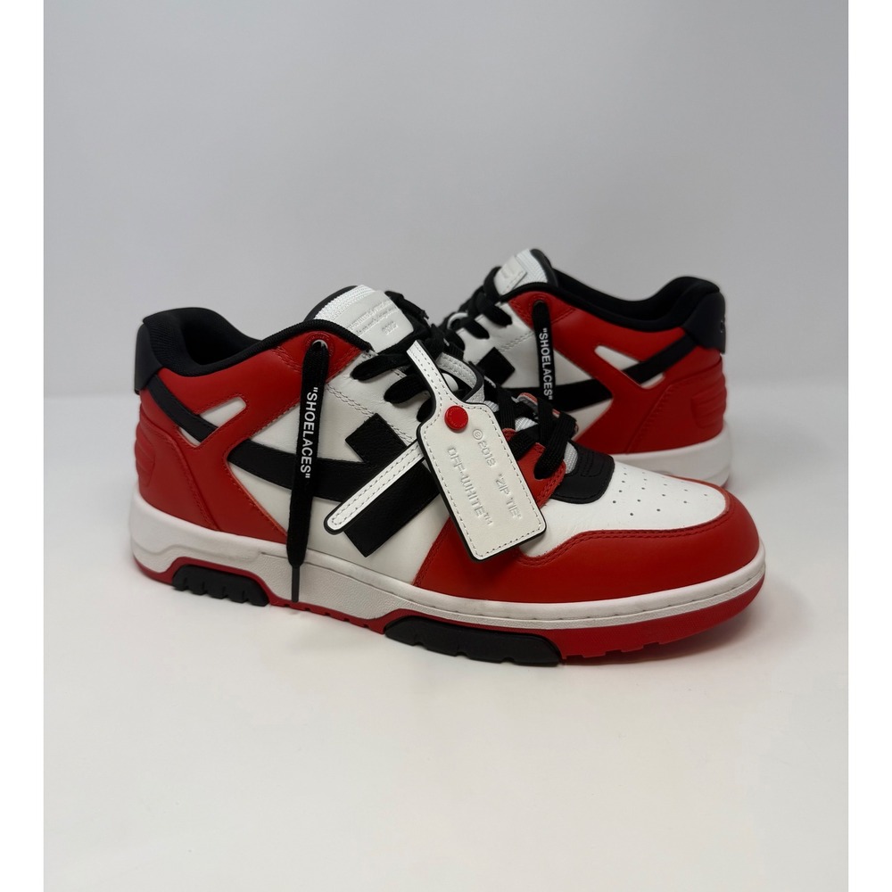 Off-White Out of Office Sneaker Red/White/Black Size 11 US 44 EU